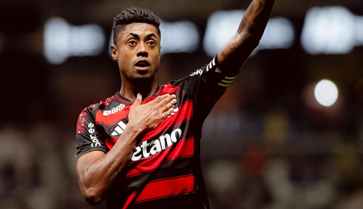 Bruno Henrique marcou o gol que fez o Flamengo arrancar o empate com o Atlético-MG