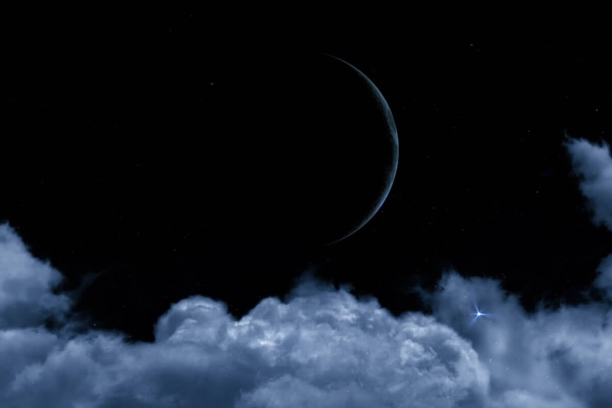 A Lua encontra-se em sua fase nova (Imagem: SN VFX | Shutterstock)