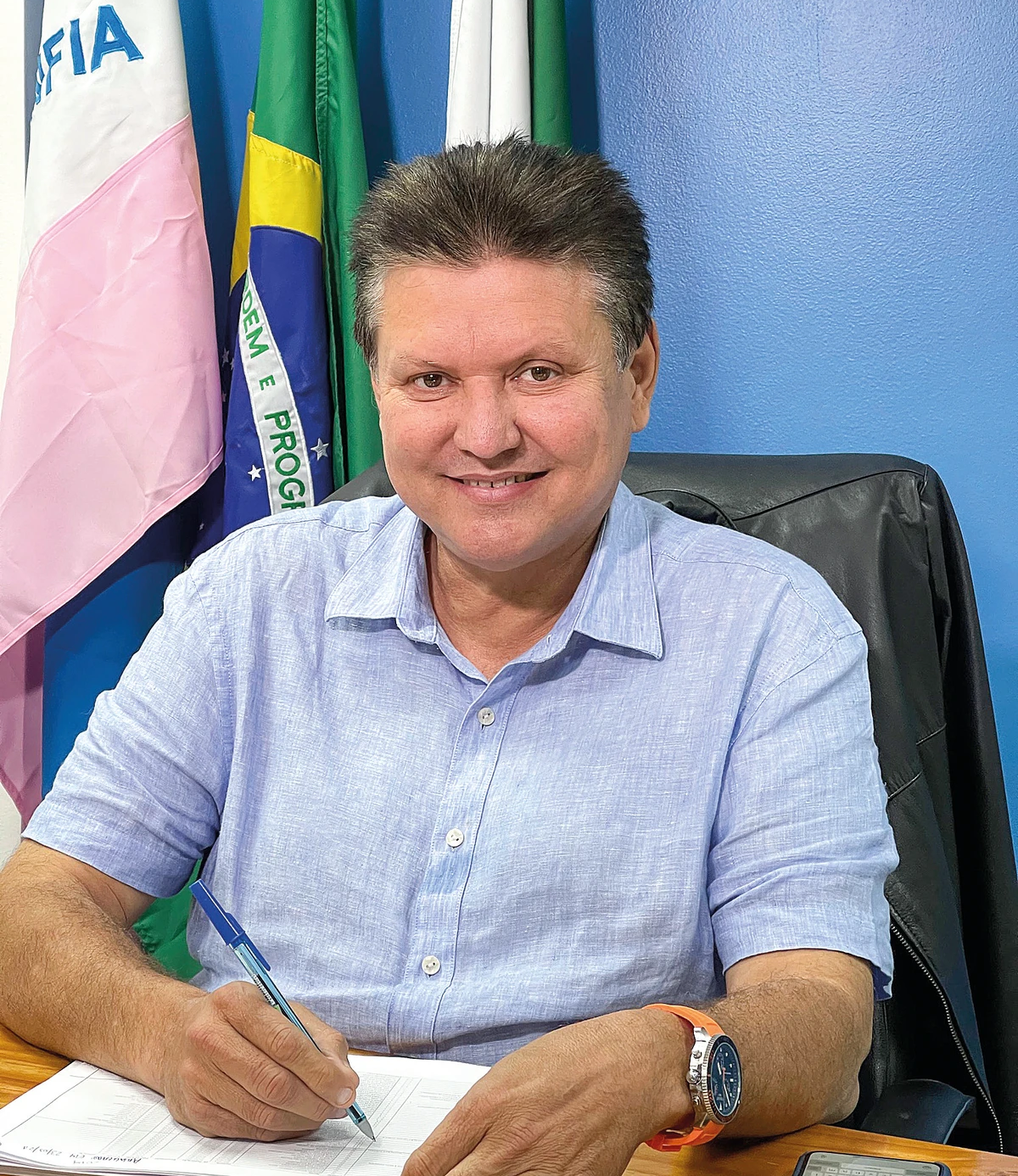 Euclério Sampaio, prefeito de Cariacica. Crédito: Arnaldo Peruzzo/ Divulgação