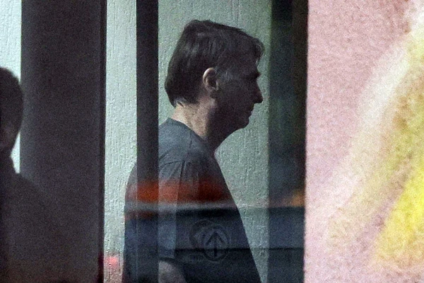 Jair Bolsonaro na Polícia Federal em Brasília