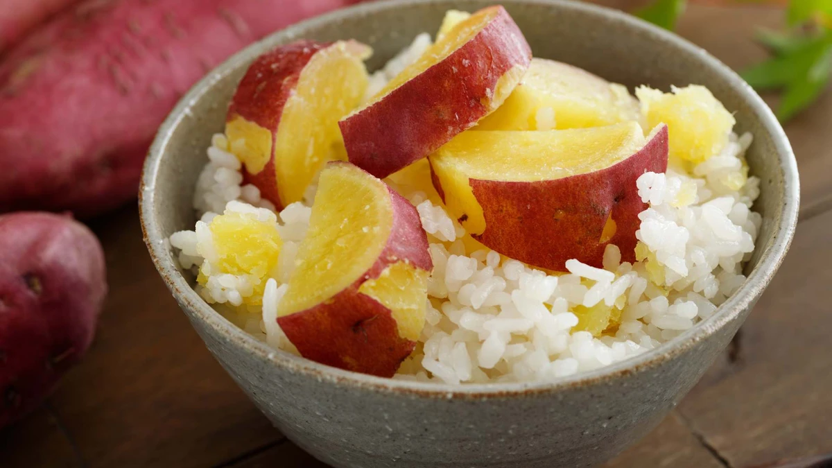 Batata e arroz carboidratos