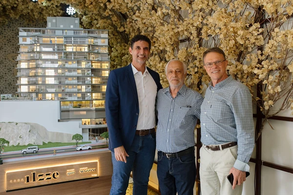 Juarez Gustavo Soares, José Werneck Filho e Manoel Lopes