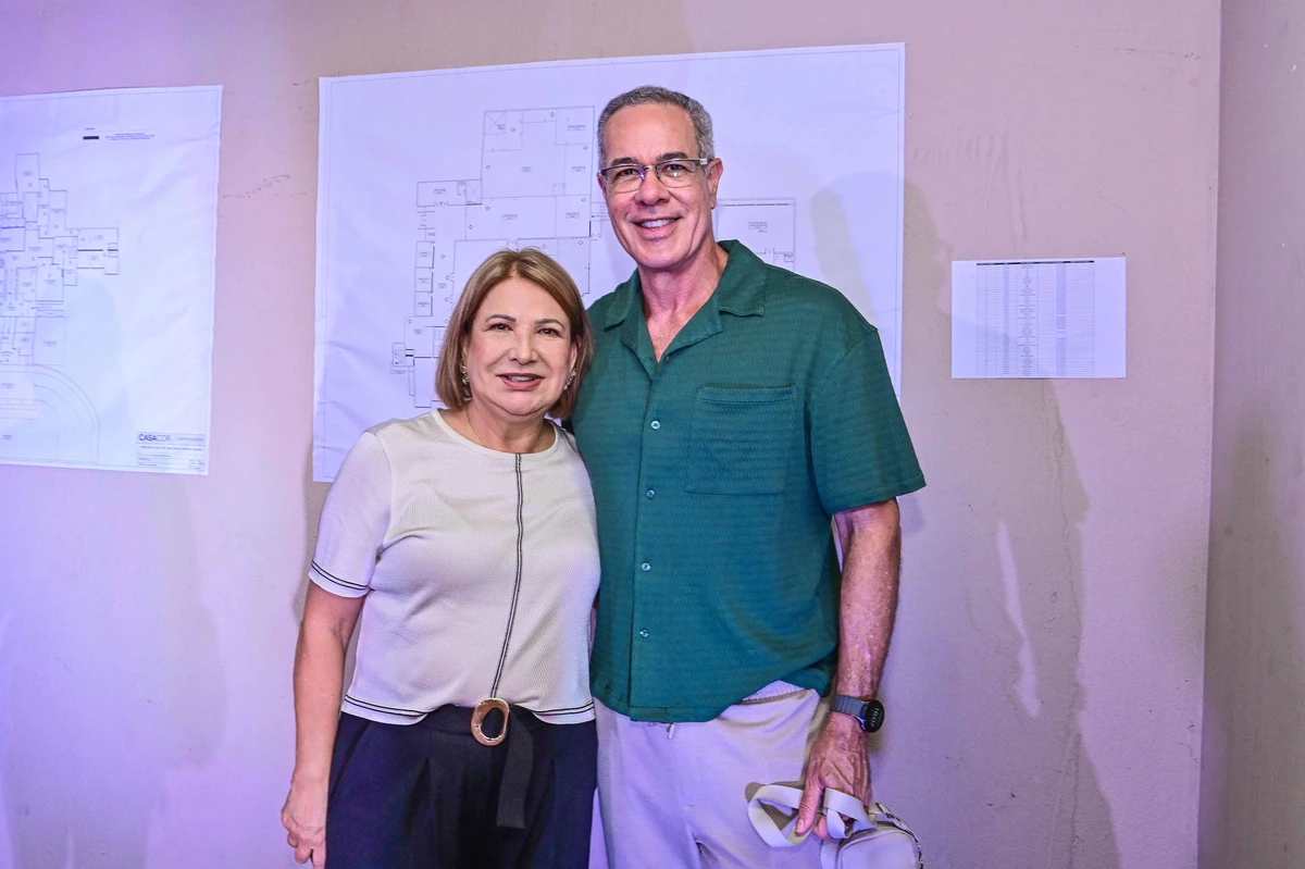 Ligia Diniz e Max Mello