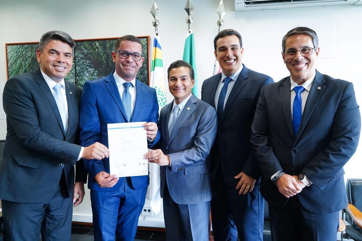 O presidente da Câmara Municipal de Vitória, Anderson Goggi, formalizou, no fim da tarde desta quarta-feira (26), sua filiação ao Republicanos.