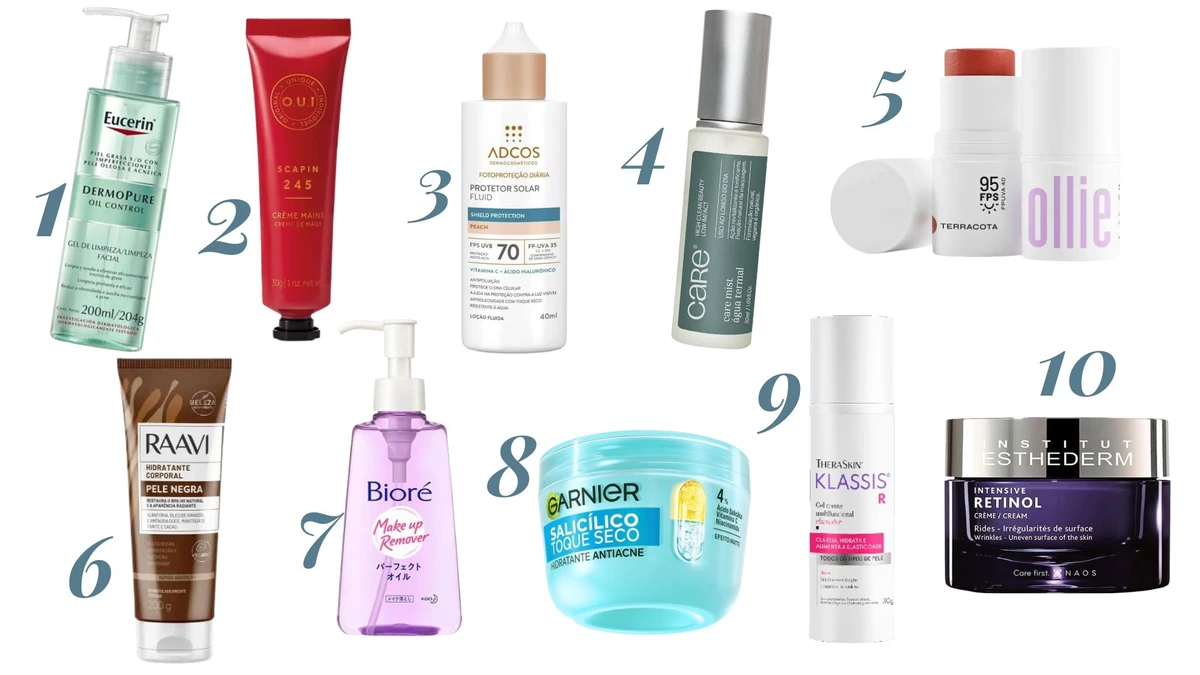Produtos de beleza em promoção