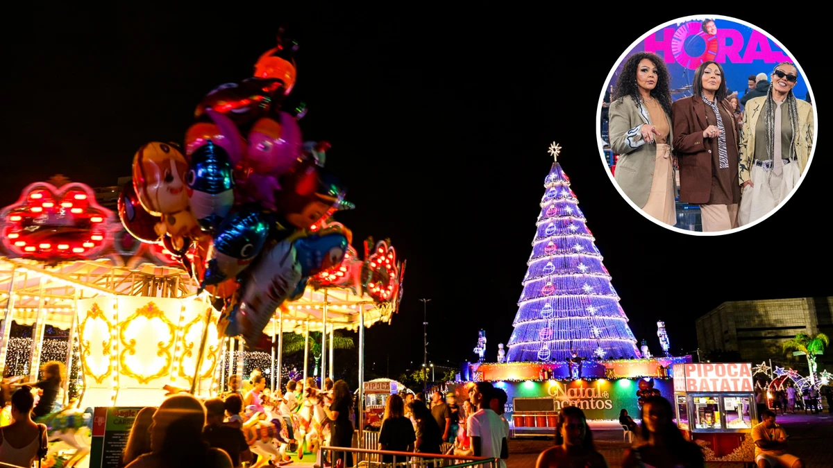 Vila de Natal na Praça do Papa terá show de Fat Family e pista de patinação no gelo