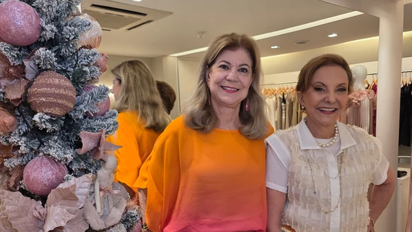 A empresária reuniu amigas e clientes na quarta-feira (26), em sua loja, na Aleixo Netto, Praia do Canto