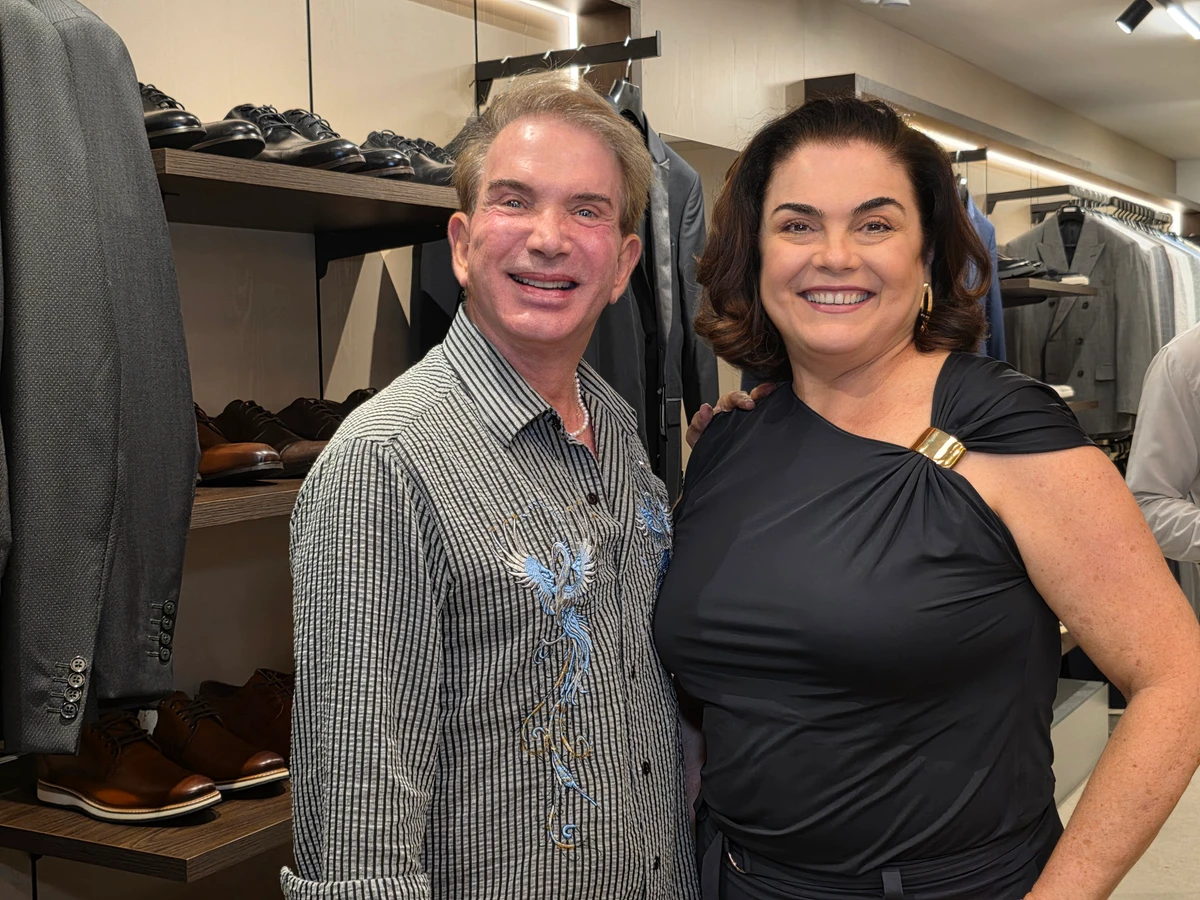 André Pimenta e Adriana Saade