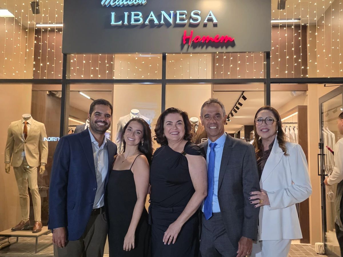 César Saade, Isabela Saade, Adriana Saade, Cesinha Saade e Flavia Saade