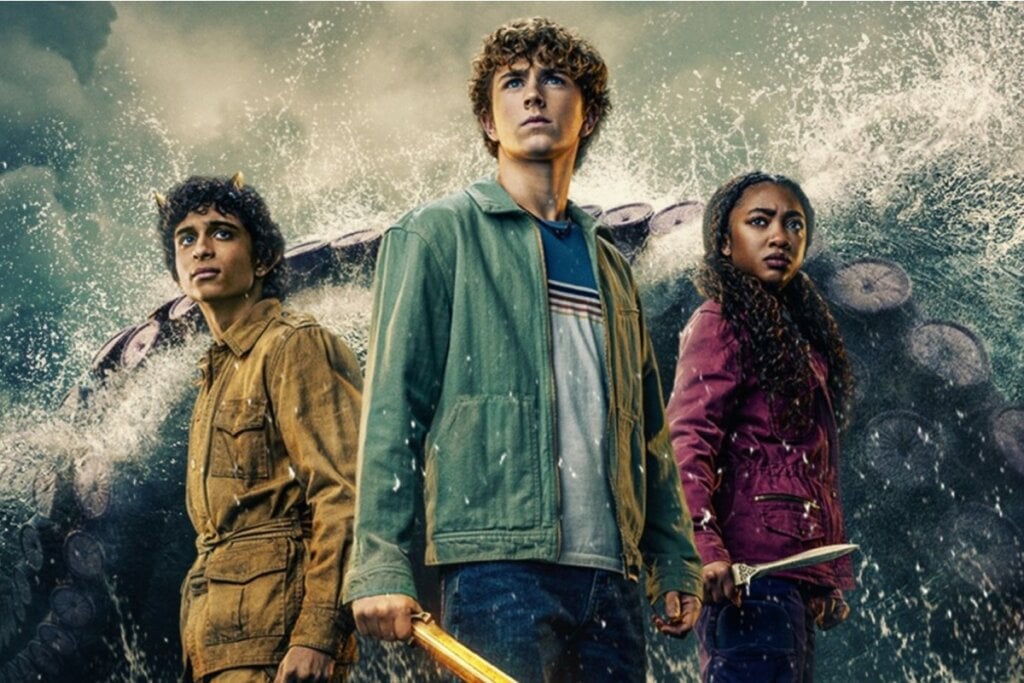 A série “Percy Jackson e os Olimpianos” retorna adaptando “O Mar de Monstros”, acompanhando Percy em uma missão para salvar o Acampamento Meio-Sangue (Imagem: Reprodução digital | Disney+)