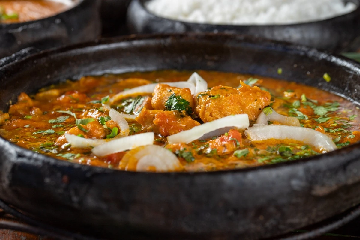 Moqueca de cação do restaurante Recanto Miramar