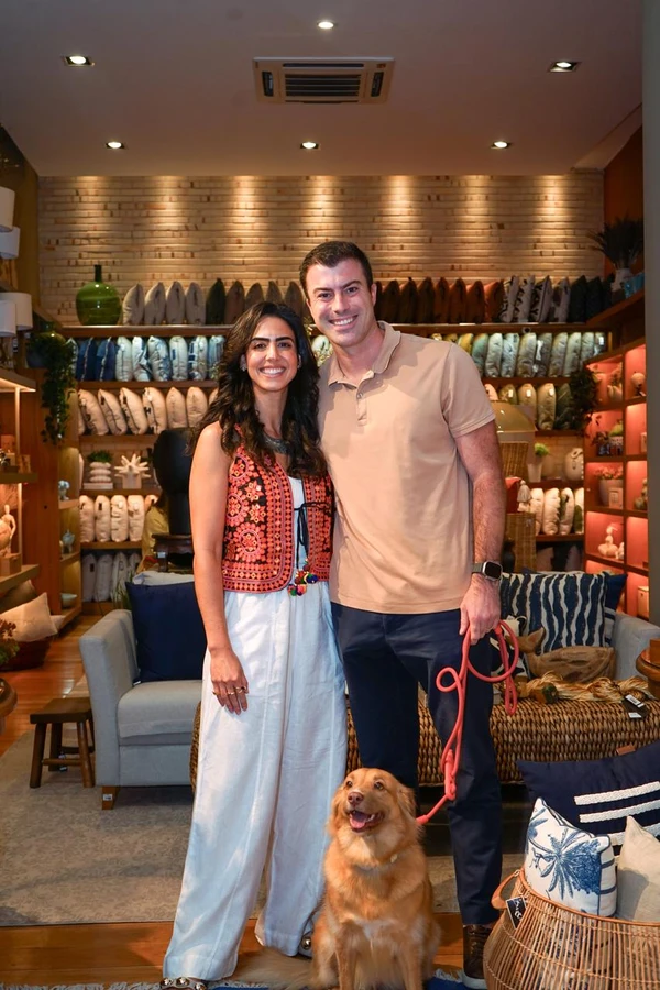 Nina Côrtes e Victor Casagrande