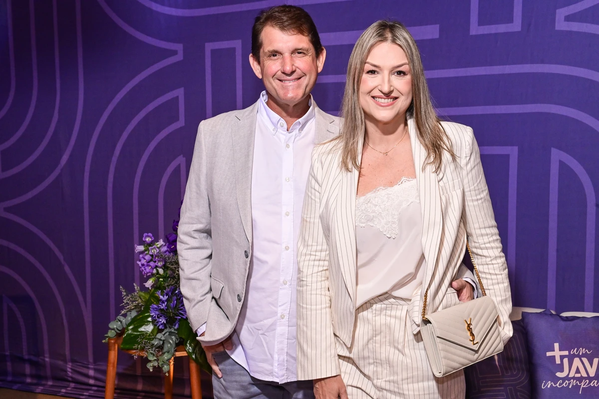 José luiz Nunes, presidente da Javé, e sua esposa Andressa Nunes
