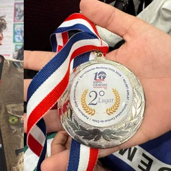 Pedro Henrique Uliana, que apareceu em A Gazeta em setembro, representou o Brasil com projeto sobre areia monazítica