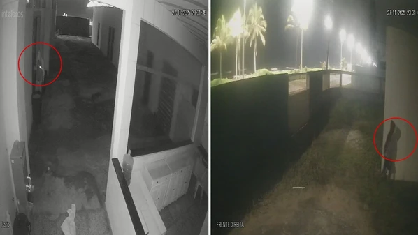 Criminoso quebrou porta de vidro, mas fugiu sem levar nada; caso é investigado pelo 11° DP da Serra