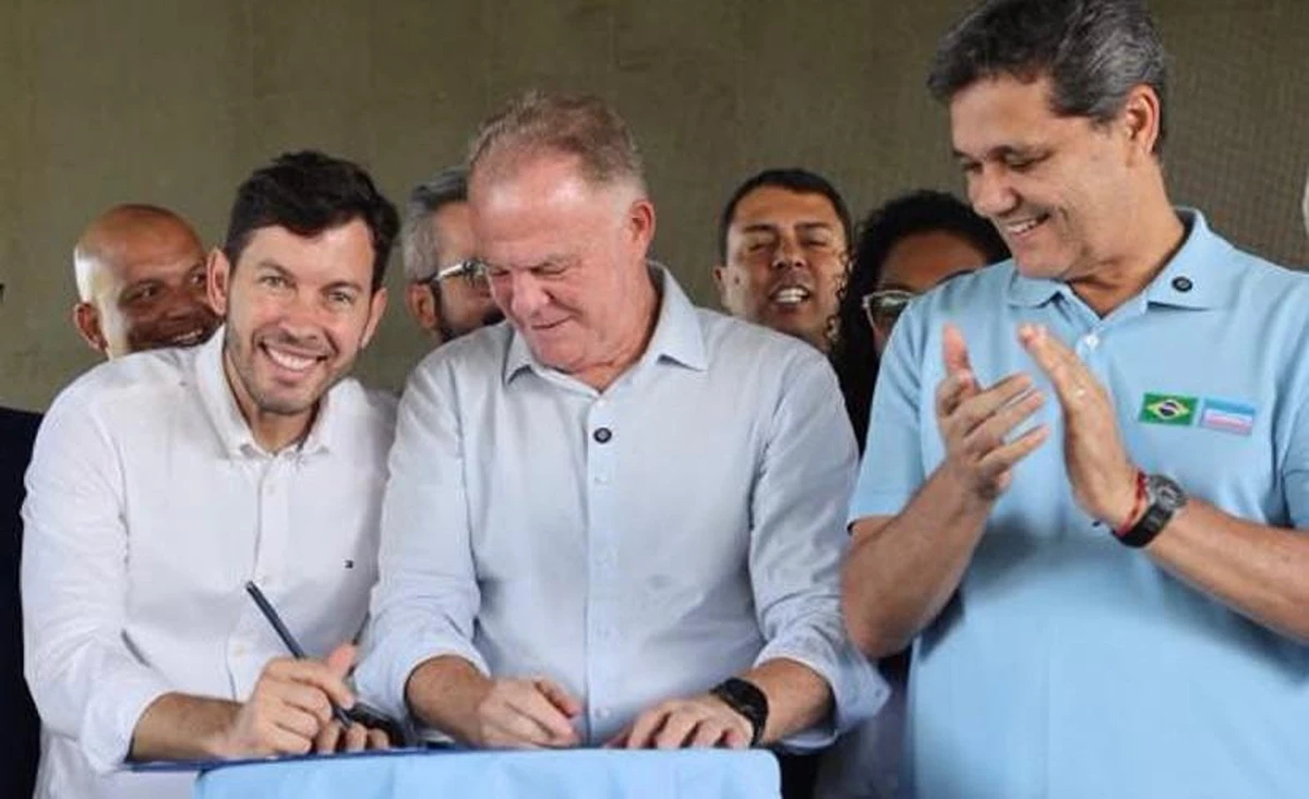 Arnaldinho Borgo, Renato Casagrande e Ricardo Ferraço