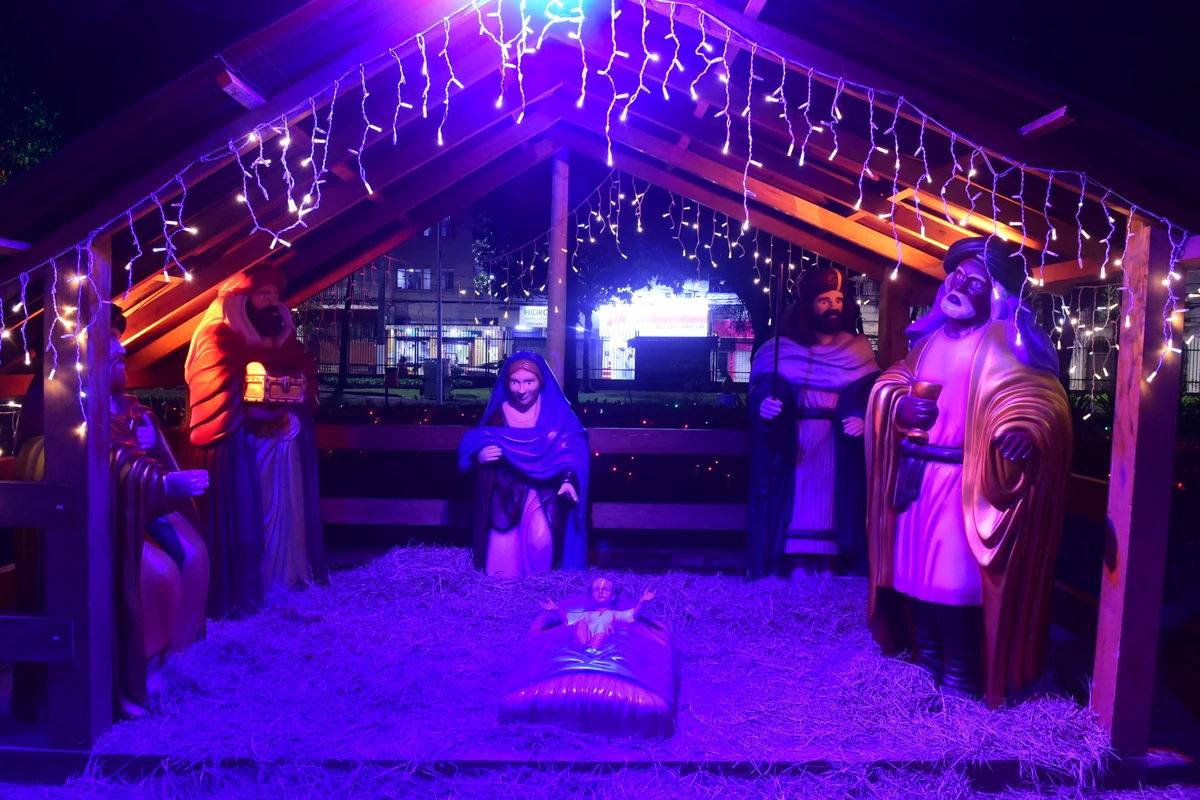 Iluminação de Natal no Parque Moscoso por Carlos Alberto Silva