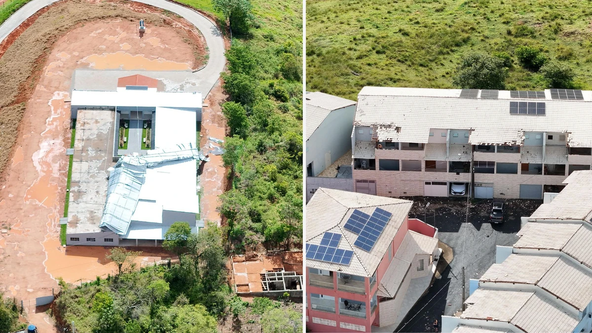 Temporal com ventos intensos destelhou casas em Alegre
