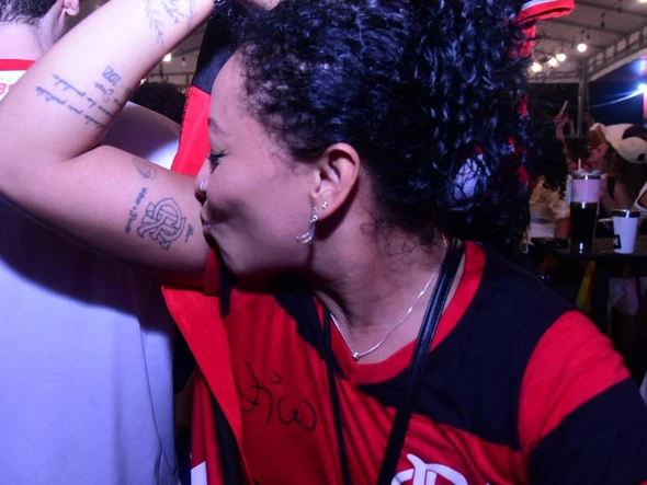 Torcida do Flamengo no ES faz a festa com o título da Libertadores por Carlos Alberto Silva/A Gazeta