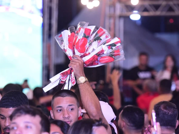 Torcida do Flamengo no ES faz a festa com o título da Libertadores por Carlos Alberto Silva/A Gazeta