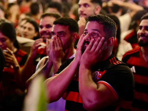 Torcida do Flamengo no ES faz a festa com o título da Libertadores por Carlos Alberto Silva/A Gazeta