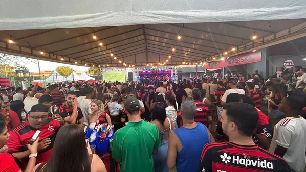 Flamenguistas e palmeirenses já na expectativa para a decisão do torneio mais importante da América do Sul