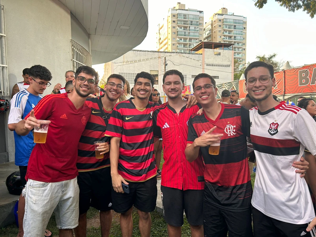 Flamenguistas se reúnem em bares da Grande Vitória por Vinícius Lima/A Gazeta