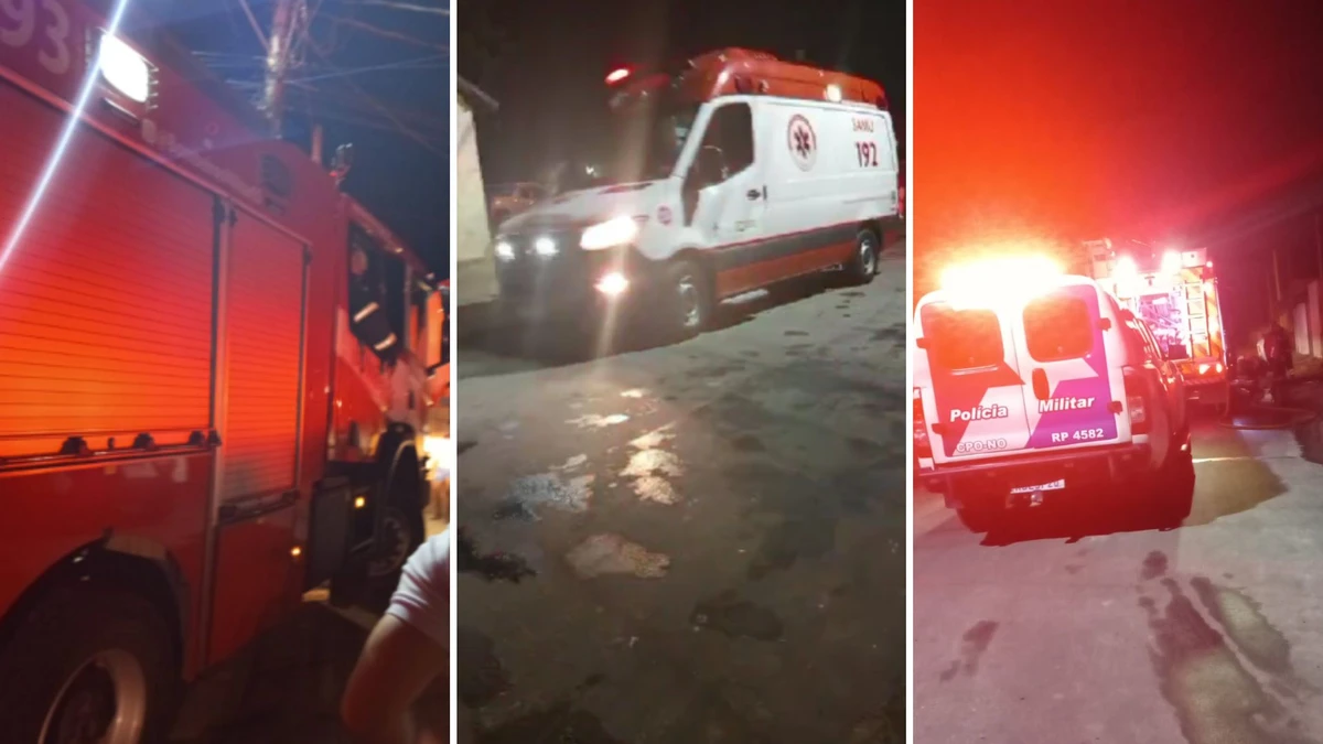 Incendio em casa de Boa Esperança 