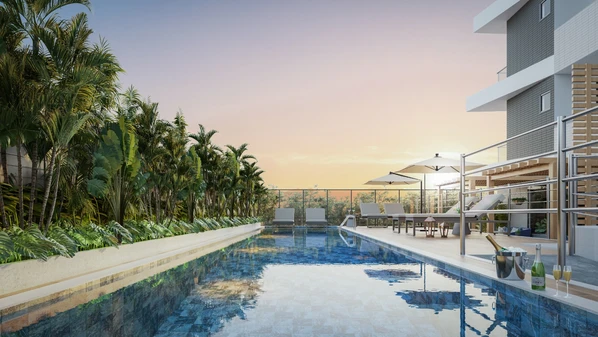 Apresentação de empreendimento teve evento com convidados; unidades terão área privativa a partir de 131,24 m² e até quatro vagas de garagem