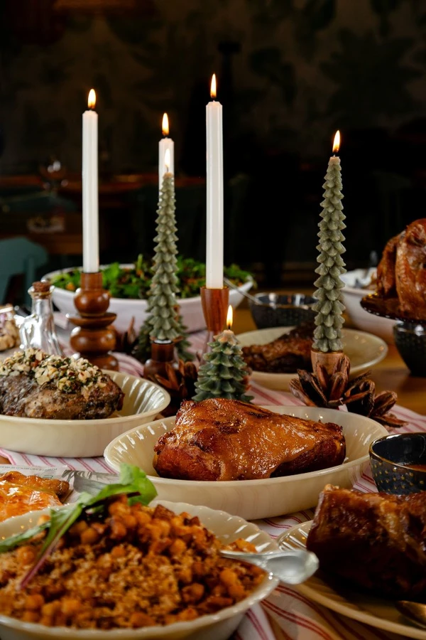 Ceia de Natal do restaurante Mais Opção, em Vitória