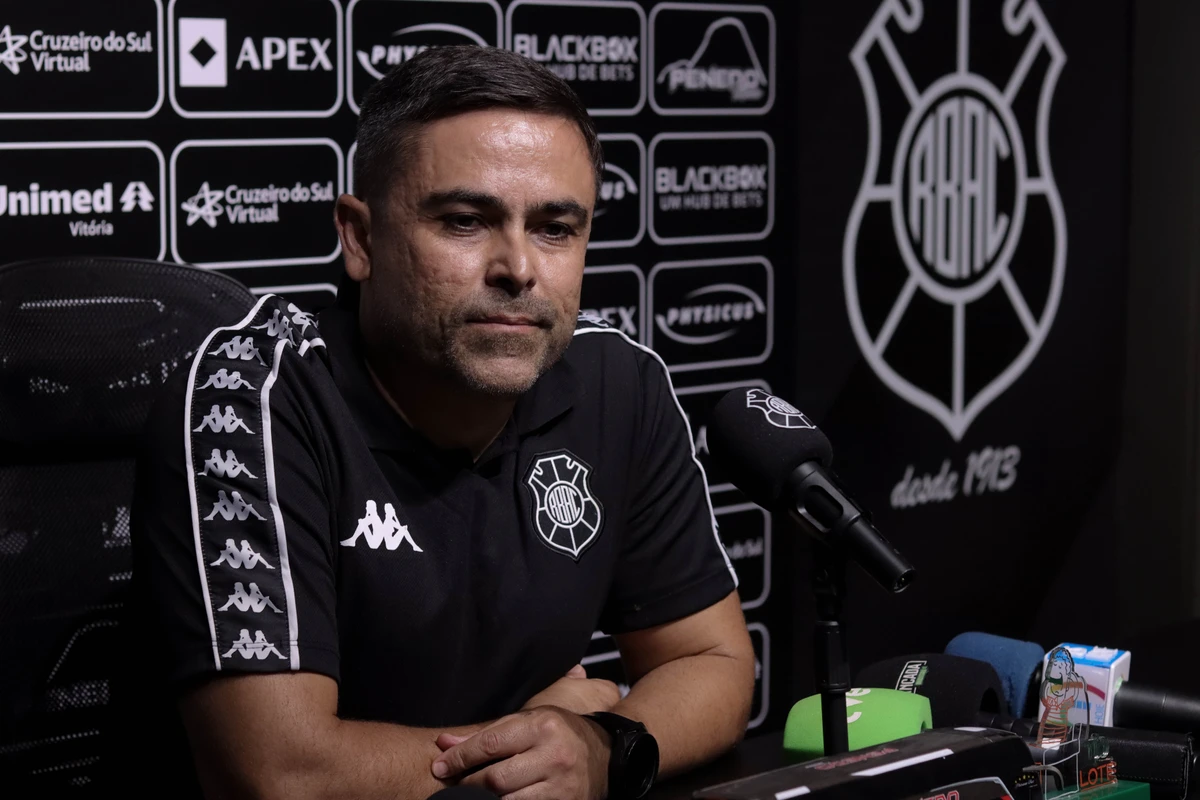 Coletiva com Cícero Junior, técnico do Rio Branco