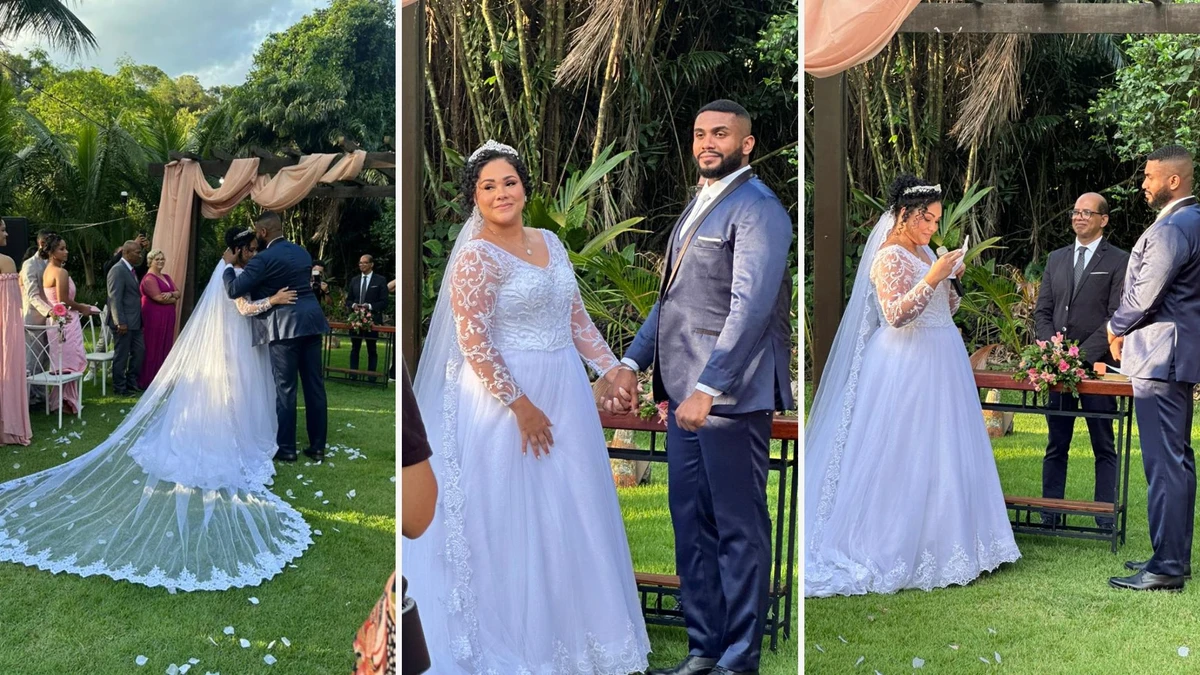 João Victor Pedroza e Ana Paulla Pedroza se casaram no último sábado (29) após mais de 11 anos juntos