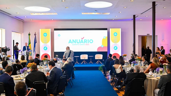 Evento de lançamento da publicação, que fornece um panorama do cenário econômico do Estado, aconteceu nesta terça (2), durante um almoço no Palácio Anchieta