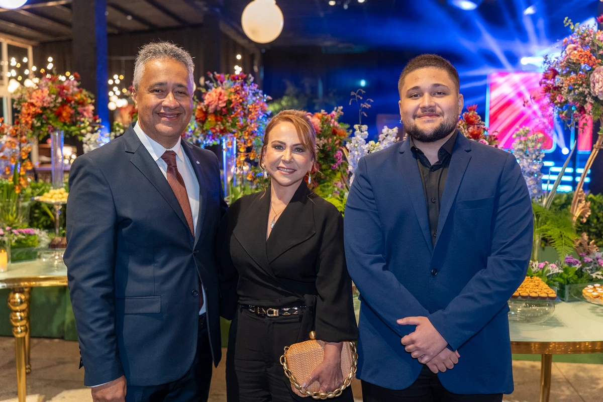 Cezar Pinto,  Silvia Endlich e Augusto Endlich Pinto