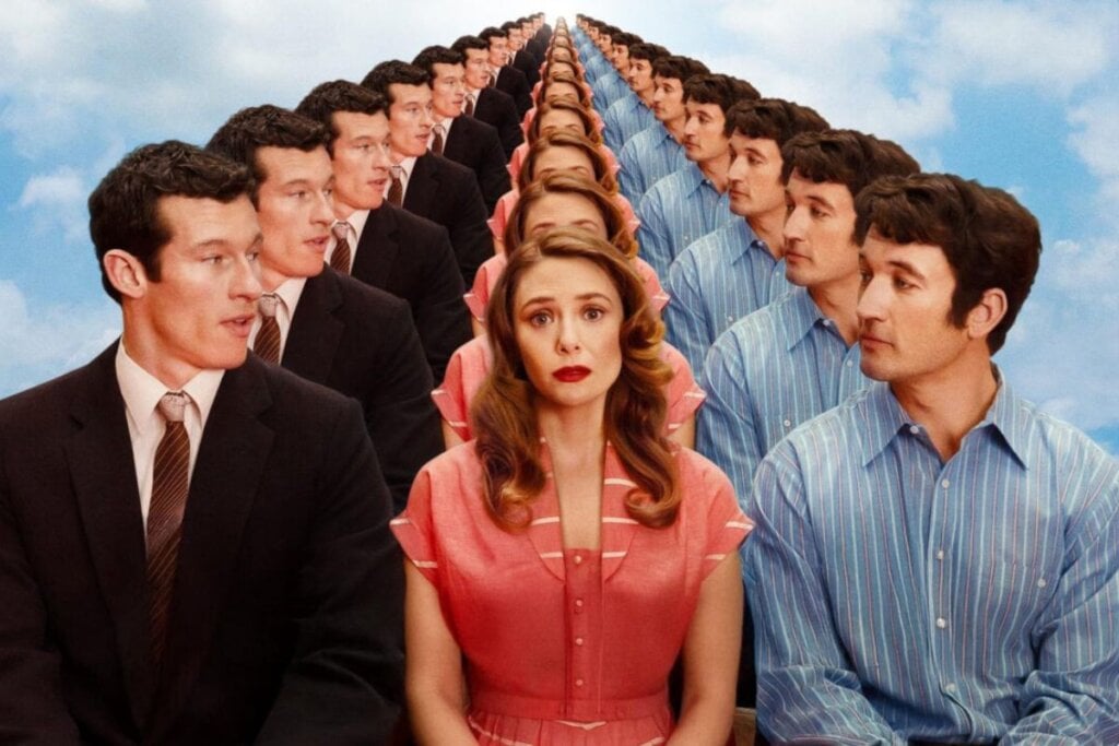 “Eternidade” conta a história de uma mulher que, após a morte, precisa escolher com quem viver (Imagem: Reprodução digital | A24 Films)