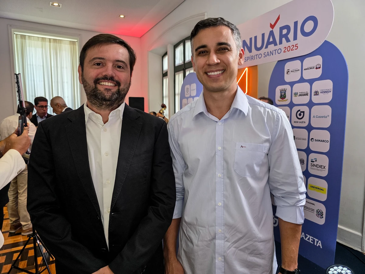 Eduardo Codeço e o prefeito da Serra  Weverson Meireles
