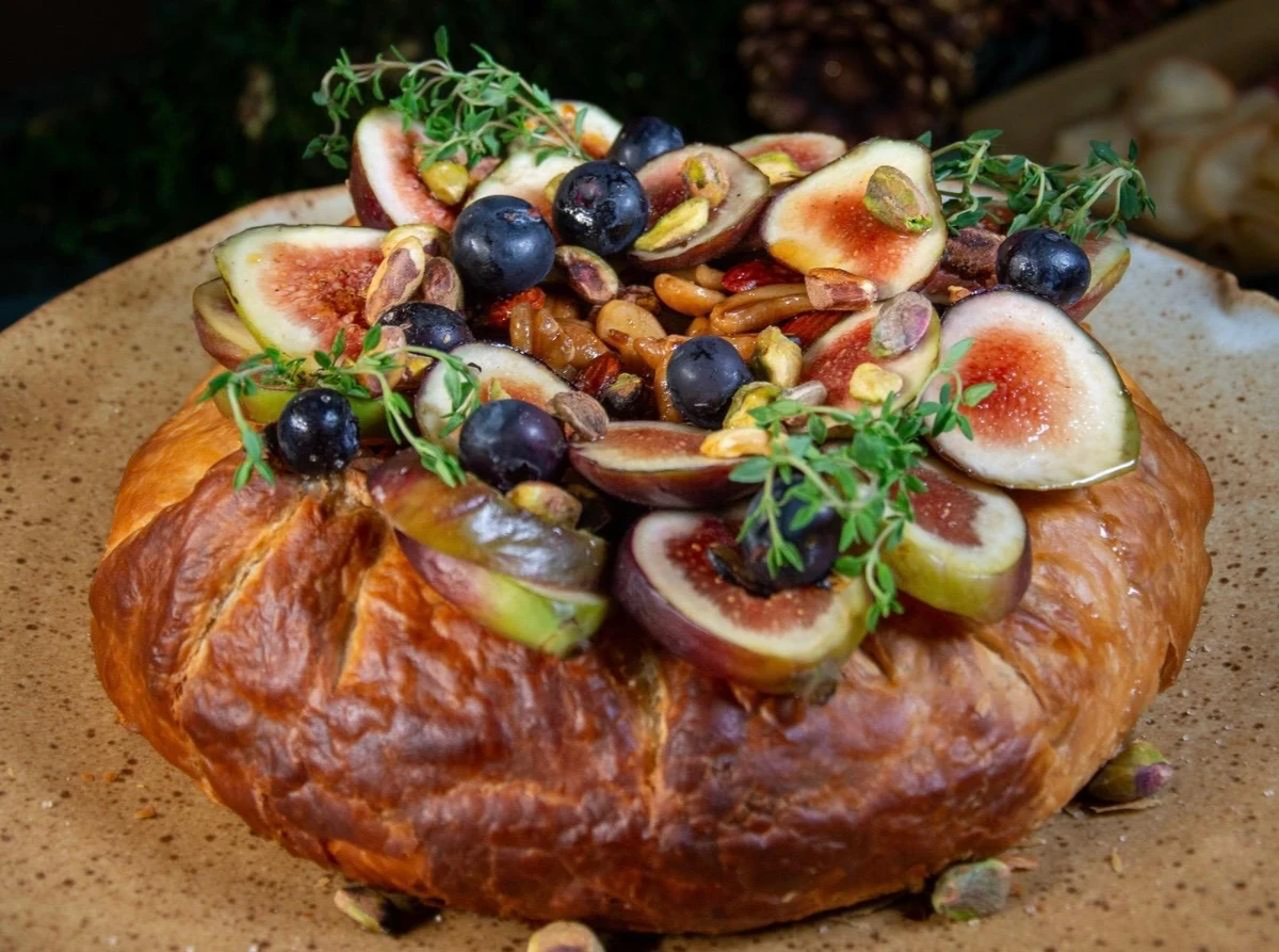 Guirlanda comestível do bufê Consuelo Cuisine para o Natal