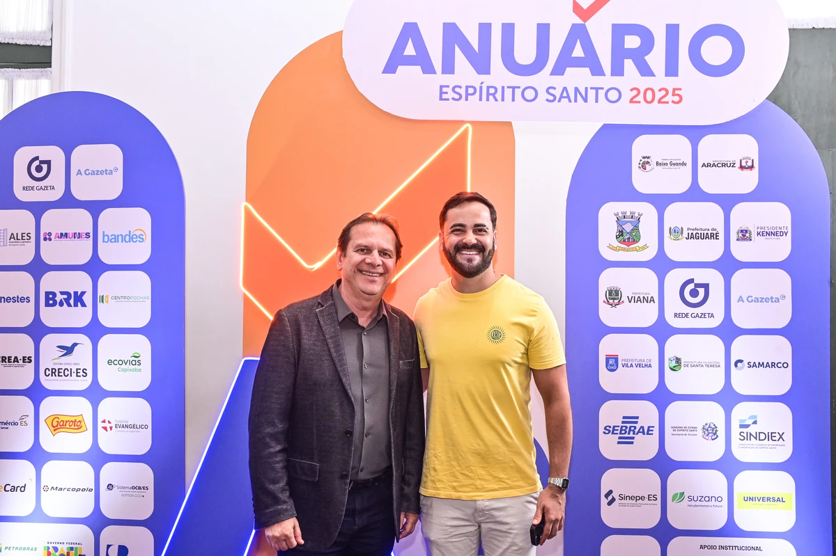 Kleber Medici da Costa (à esq.), prefeito de Santa Teresa