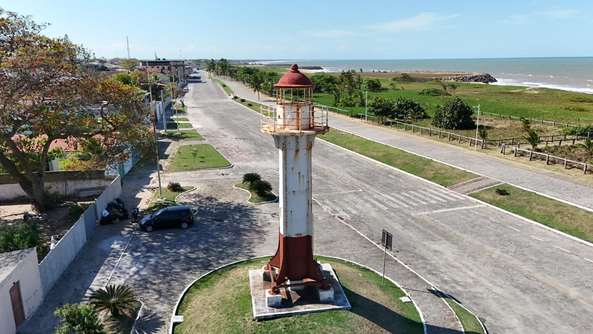 O farol, um do símbolos de Conceição da Barra, será restaurado