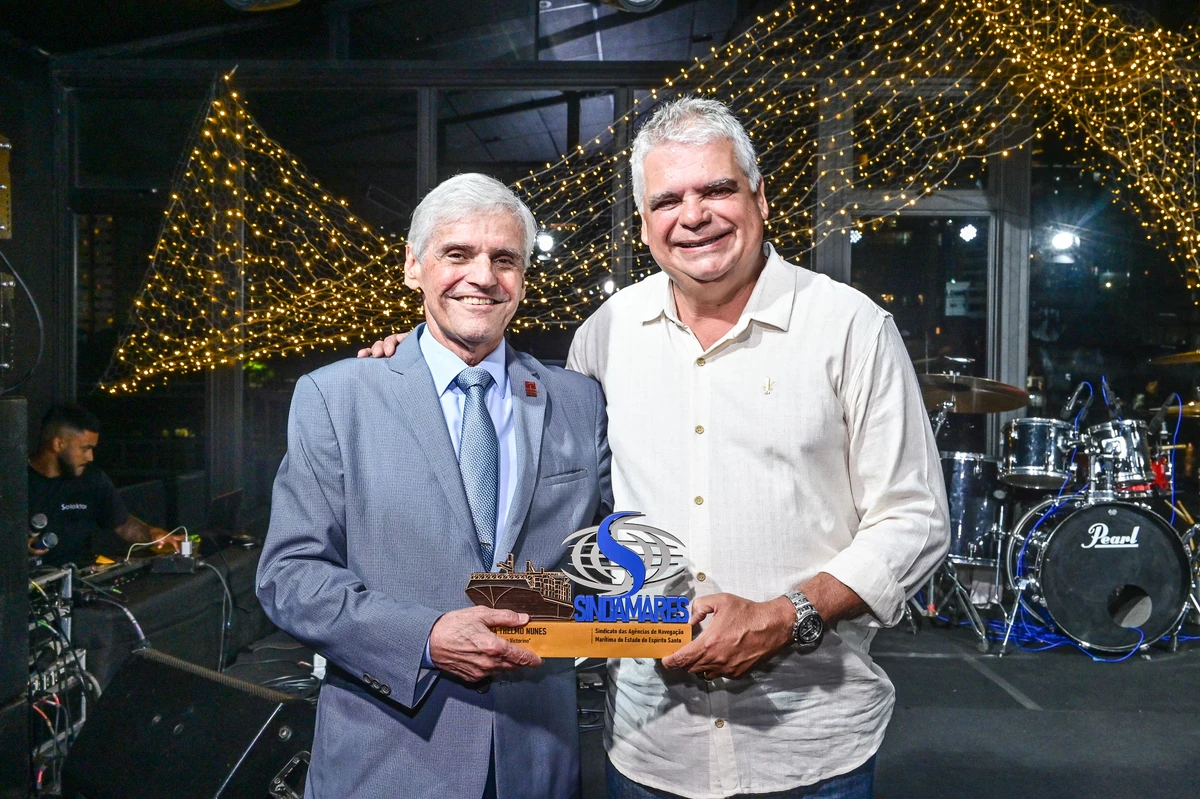 O presidente Paulo César Alves, o vice Demian Sarcinelli, os diretores Fred Marrani e Marcelo Araújo e o gerente-executivo Leandro Cordeiro receberam agências marítimas associadas, amigos e parceiros da instituição.