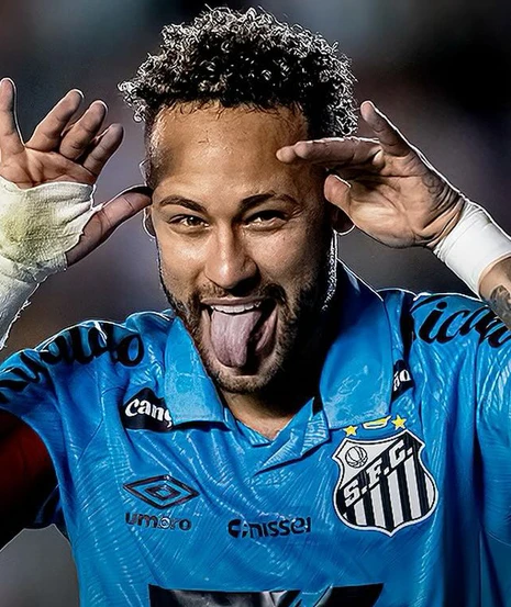 Neymar, atacante do Santos