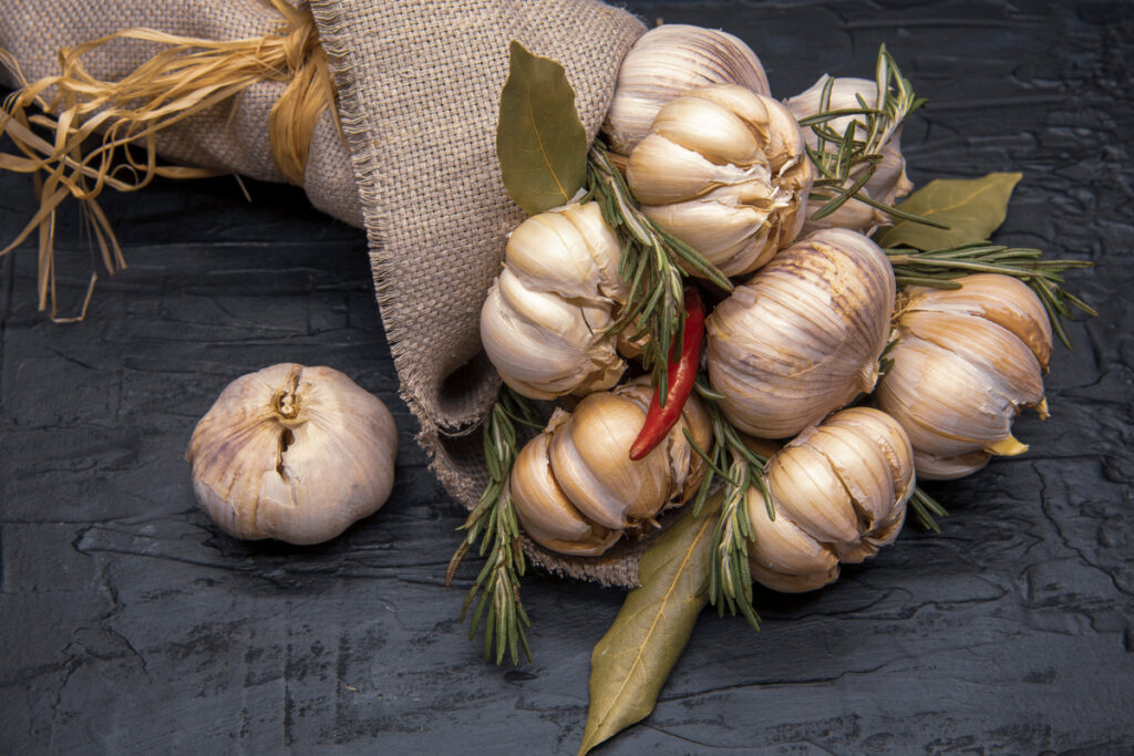 O alho é um poderoso amuleto para afastar a negatividade (Imagem: Fo_De | Shutterstock)