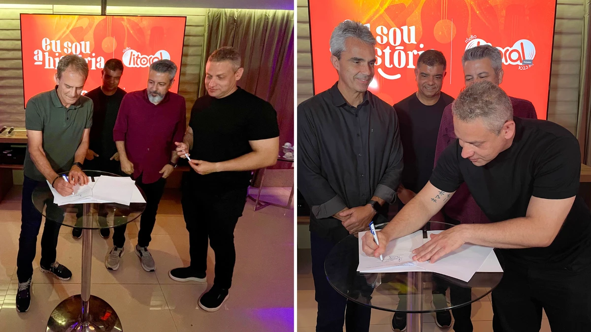 Gestores da Rede Gazeta e produtores do 