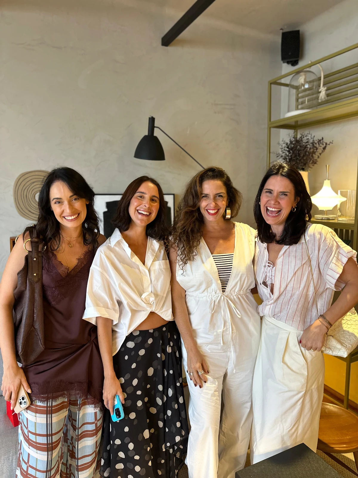 Natalia Catelan, Bruna Valfre, Georgia Mendonça e Thais Medeiros