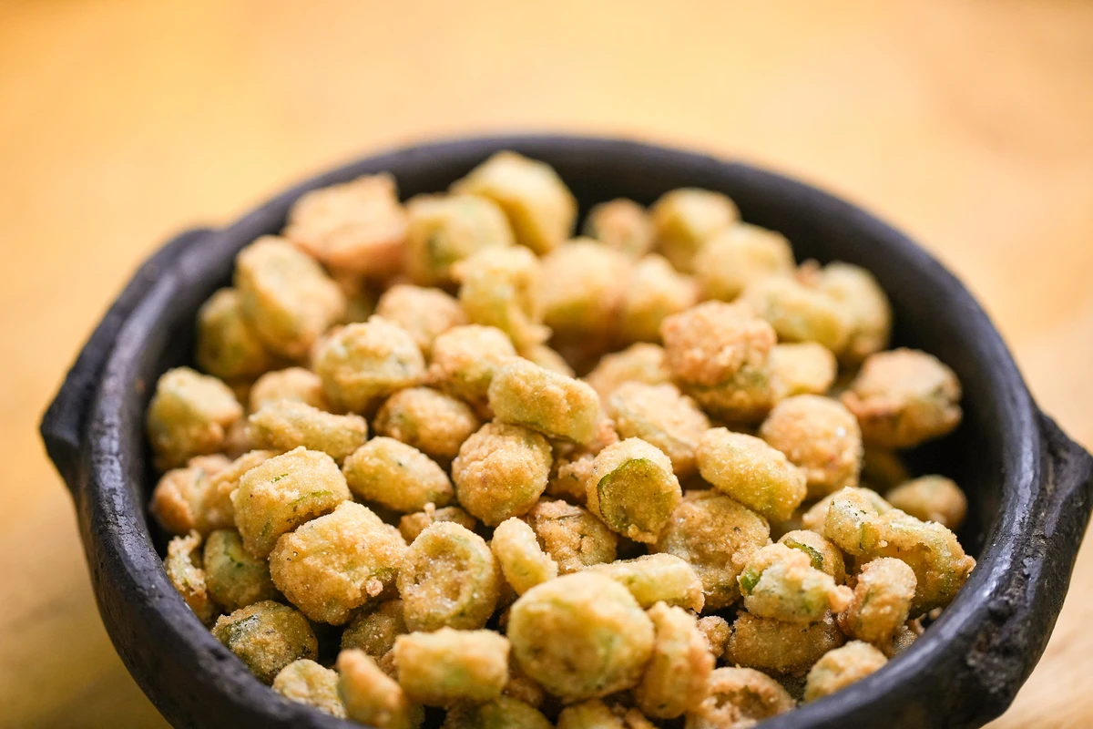 Pipoquinha de quiabo Foto por Vitor Jubini