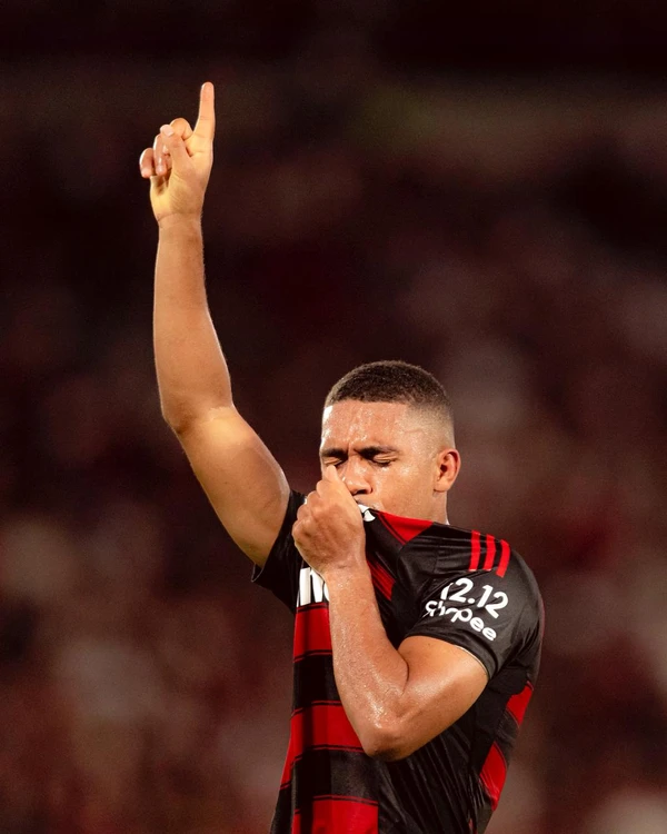 Samuel Lino, atacante do Flamengo