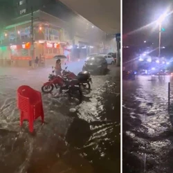 Temporais já causaram alagamentos, quedas de energia e transtornos, e a previsão indica mais chuva nos próximos dias