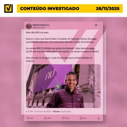 Ganho de capital de David Vélez não foi taxado no Brasil porque a empresa controladora do grupo, registrada nas Ilhas Caimã, não é brasileira