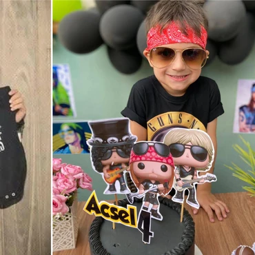 Imagem - Mais que fã: Guns N’ Roses inspira tatuagem, maternidade e marca capixaba