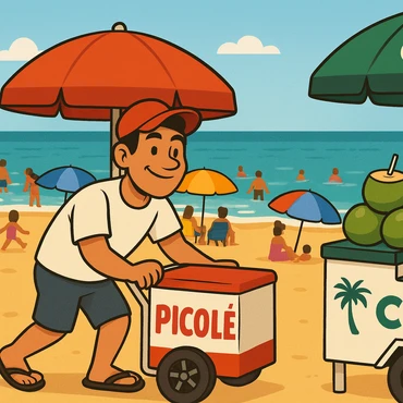 Imagem - Quem é o vendedor de praia mais gente boa da Grande Vitória? Participe!